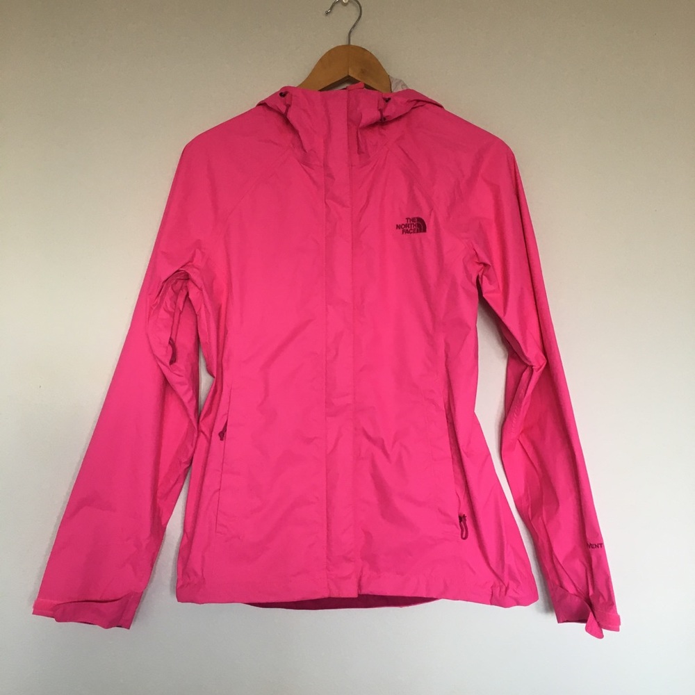 North Face Pink Venture Rain Jacket Size Small